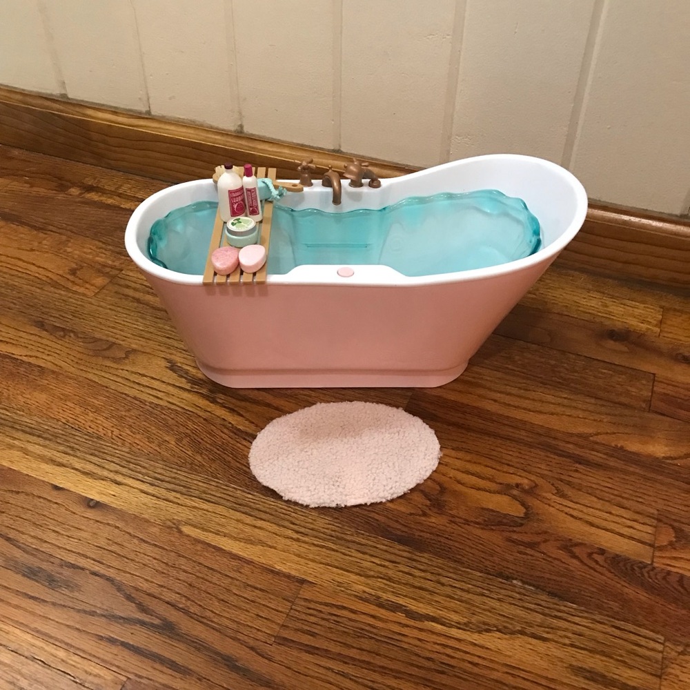 Our Generation Bath Bubbles Deluxe Bathtub Set for 18" Dolls Toys 
American Girl